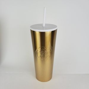 Starbucks 2019 Gold Gradient Ombre Matte Tumbler